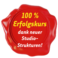 100% Erfolgskurs dank neuer Studio-Strukturen!